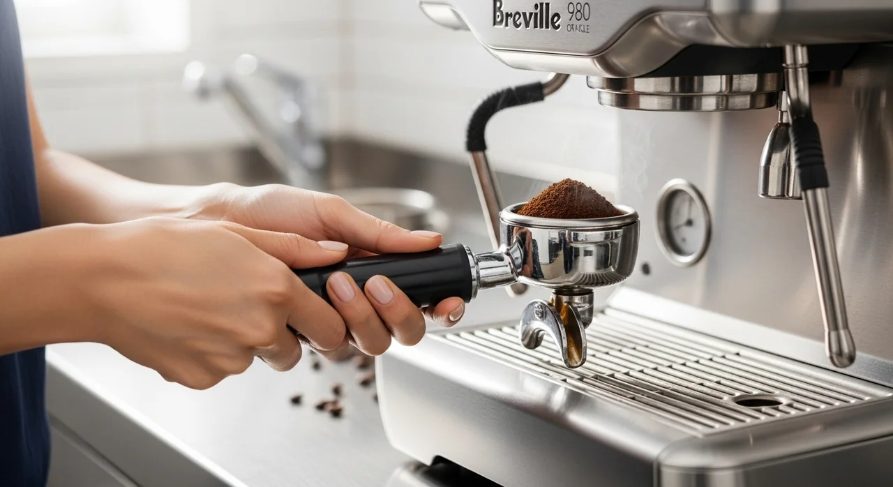 커피 초보 눈높이에서 본 브레빌 980 오라클 BES980의 '자동' 기능