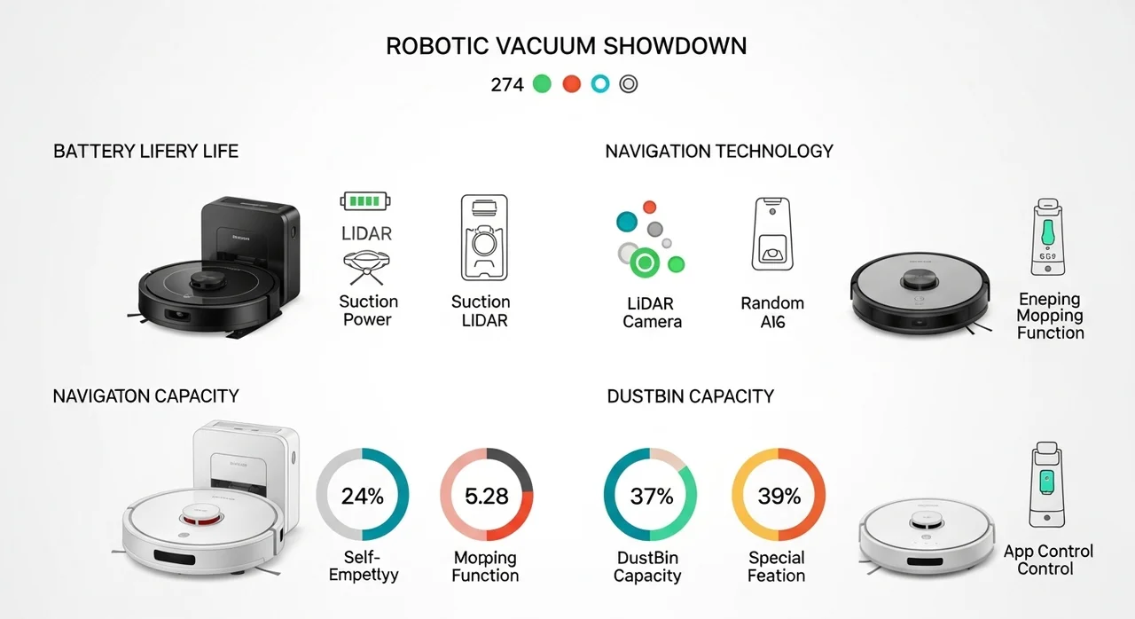 로보락 S9 및 타사 모델과의 비교 분석