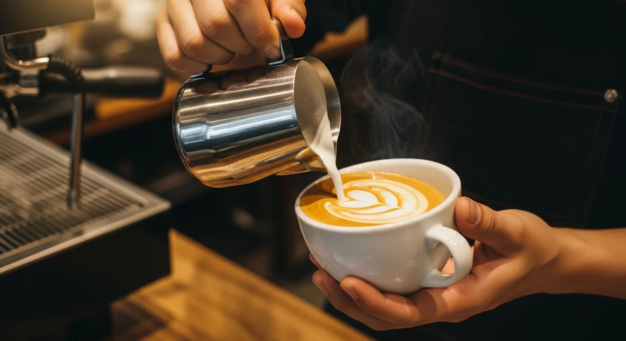 브레빌 980 스팀밀크 거품 테스트 결과