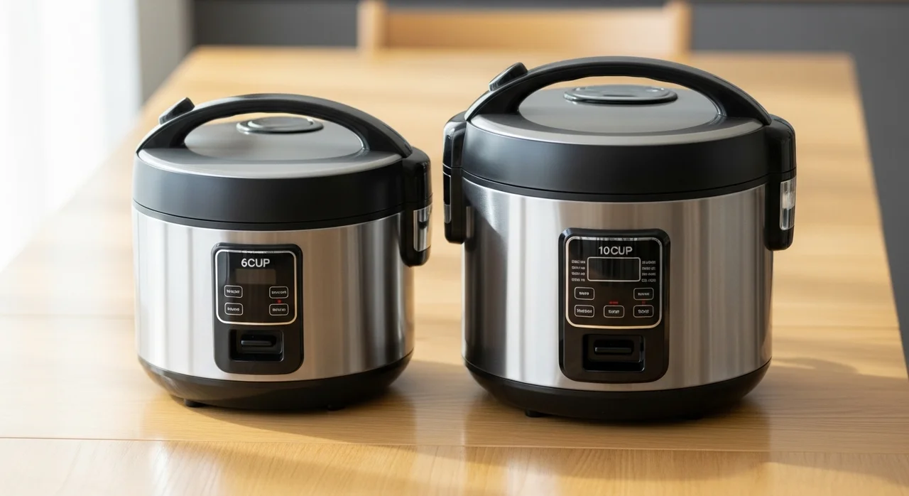 6인용 vs 10인용, 신혼부터 대가족까지 용량 비교