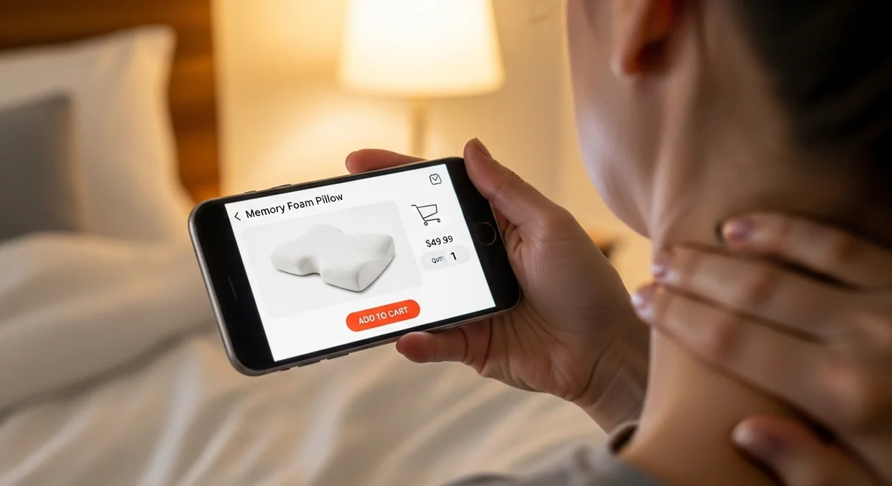 거북목과 수면자세, 그리고 메모리폼 베개의 유혹