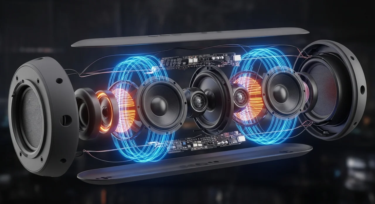 음질과 베이스 스펙: 2웨이 드라이버 시스템